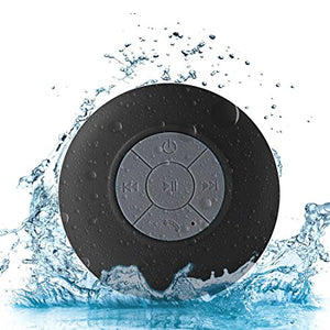 Mini Universa Bluetooth Speaker Portable Waterproof Wireless Hands-Free Speaker Shower Bathroom Swimming Pool Car Beach Outdoor - Black Find Epic Store