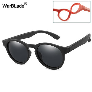 WarBlade Round Polarized Kids Sunglasses - black gray Find Epic Store
