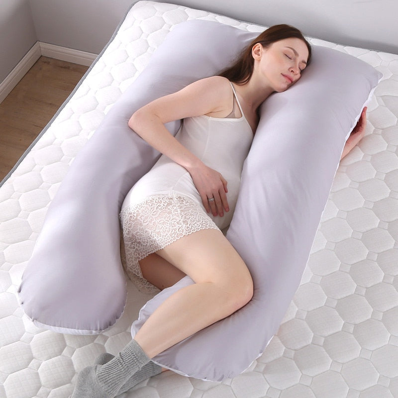 Sleeping Support Pillow For Pregnant Women - Grey-white Find Epic Store