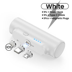 Magnetic Power Bank 3000mAh - White Find Epic Store