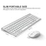Wireless Ergonomic Thin Keyboard Mouse Set - Find Epic Store