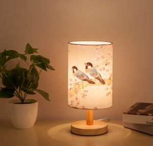 Chinese Style bedside table lamp - Magnolia bird Find Epic Store