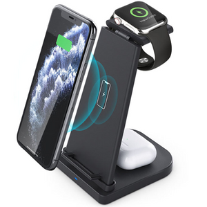 3 in 1 Induction Qi Wireless Charger Holder For iPhone - Find Epic Store