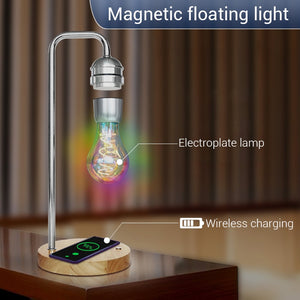 Magnetic Levitation Lamp Creativity Floating Bulb for Birthday Gift Decor magnet levitating Light Wireless Charger for Phone - Find Epic Store