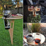 Mini Wooden Picnic Wine Table with Foldable Round Desktop - Find Epic Store