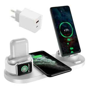 Wireless Charger 6 in 1 10w Qi Fast Stand - Find Epic Store