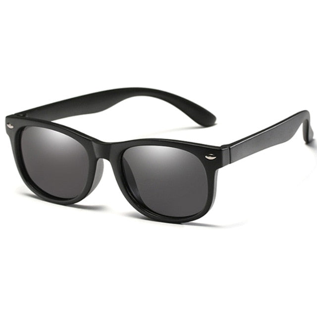 WarBlade Round Polarized Kids Sunglasses - matte black Find Epic Store