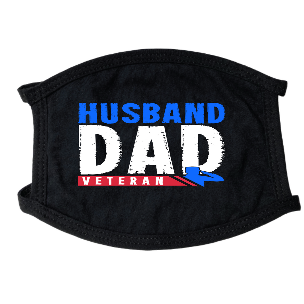 Husband Dad Veteran Face Mask - Find Epic Store
