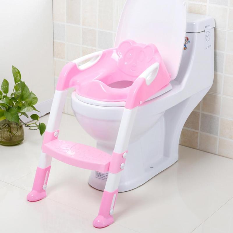 Folding Baby Potty Infant Toilet Training Seat With Adjustable Ladder Portable Urinal Potty Toilet Seat Ring For Kids Universal - Find Epic Store