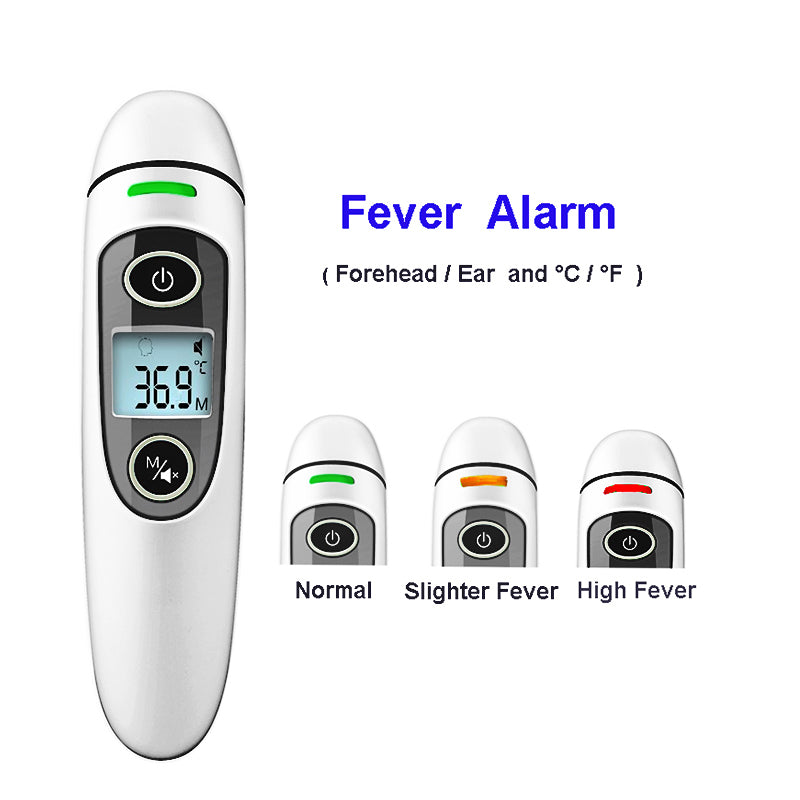 Health Care Baby Thermometer Digital Infrared IR LCD Baby Forehead and Ear Non-Contact Adult Body Fever Measurement Termometro - Find Epic Store