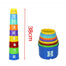 8PCS Educational Baby Toys 6Month Figures Letters Foldind Stack Cup Tower - Find Epic Store