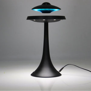 Magnetic Levitating led table lamp with UFO speaker - Black Find Epic Store