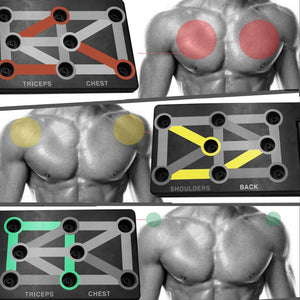 Push Up Rack Board 9 in 1 Body Building Fitness - Find Epic Store