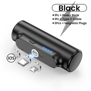Magnetic Power Bank 3000mAh - Black Find Epic Store
