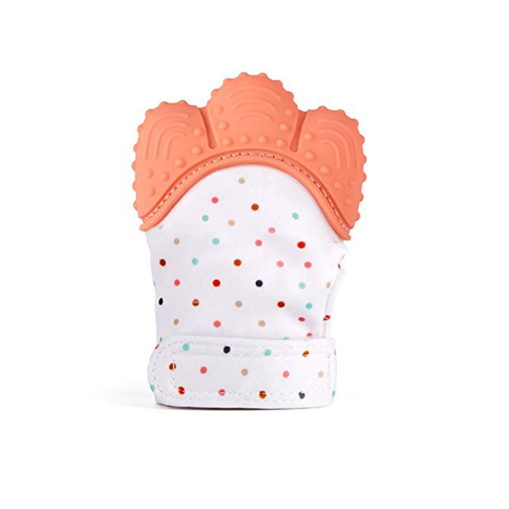 Teething Baby Gloves - peach Find Epic Store