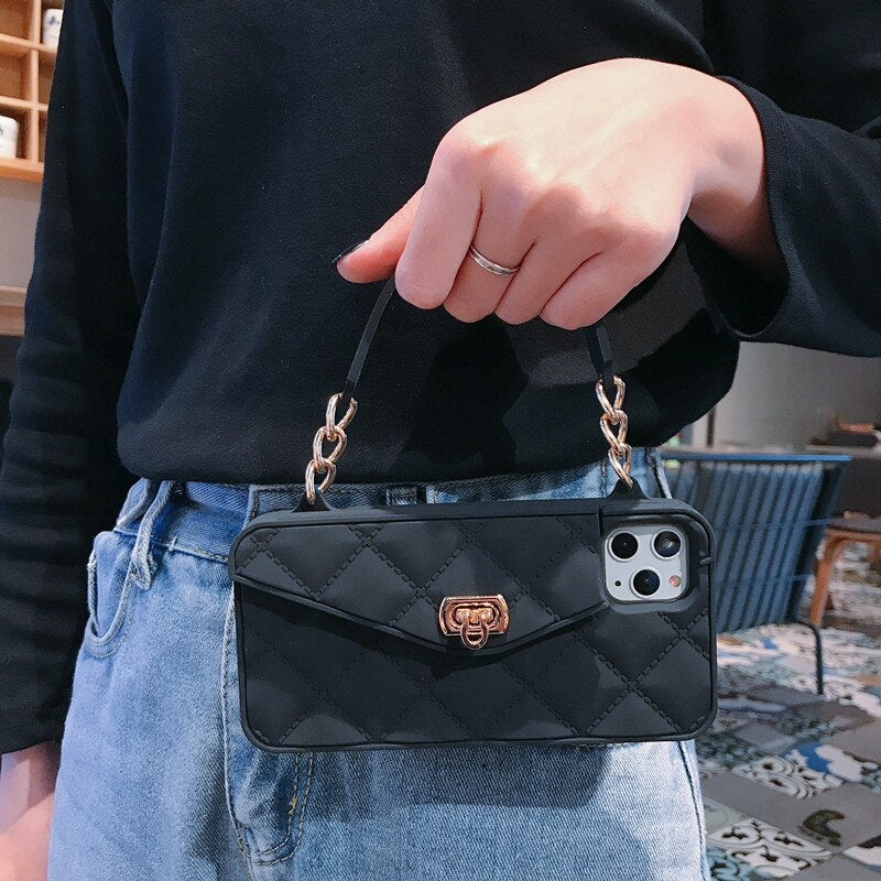 Handbag Purse Phone Cover Short Chain - Black / iPhone 11 Pro Max Find Epic Store