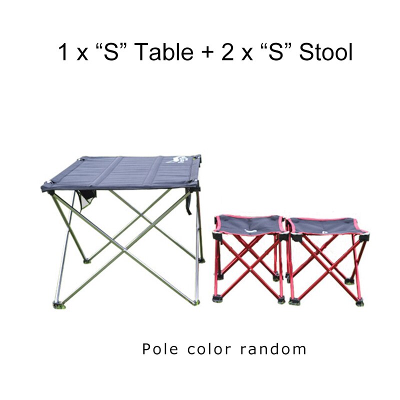 Camping Foldable Chair & Stool - small / s table + 2 s stool Find Epic Store