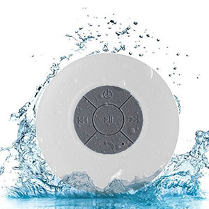 Mini Universa Bluetooth Speaker Portable Waterproof Wireless Hands-Free Speaker Shower Bathroom Swimming Pool Car Beach Outdoor - White Find Epic Store