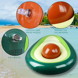 Avocado Inflatable Float Pool circle Swimming Ring Pool Party Adult Swim Circle Inflatable Pool Float Bed ball Toy Beach piscina - Find Epic Store