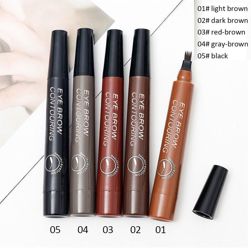 Waterproof Four-claw Eye Brow Pen - Find Epic Store