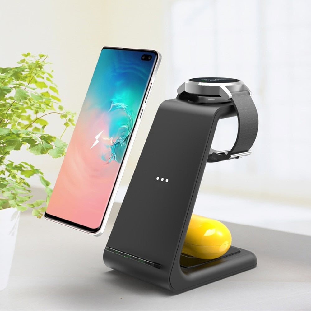 3 in 1 Induction Qi Wireless Charger Holder For iPhone - Find Epic Store
