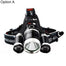 Headlamp 90 degree high Led lighting Head Lamp 4 mode XML T6/R5 LED Headlamp Headlight Camping Fishing headlight Torch Lanterna - Option A Find Epic Store