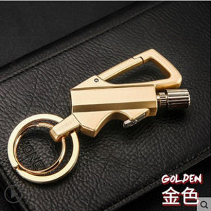 Multi-tool Keychain with Key Rings Waterproof Matchstick Survival Lighter - Golden 6 Find Epic Store