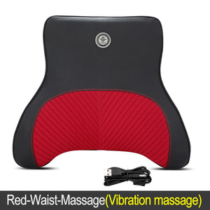 Car Massage Neck Support Pillow - Red-Waist-Massage Find Epic Store