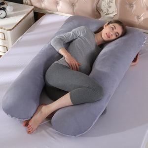 Sleeping Support Pillow For Pregnant Women - Plush-Grey Find Epic Store