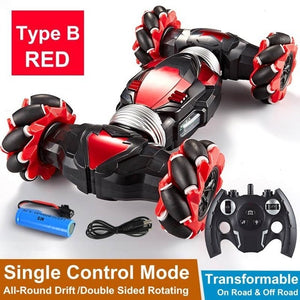 4WD RC Car Stunt Car Gesture Induction - Single mode red Find Epic Store