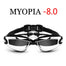 Professional Adult Swim Eyewear Waterproof Optical Diving Glasses - Myopia Black -8.0 Find Epic Store