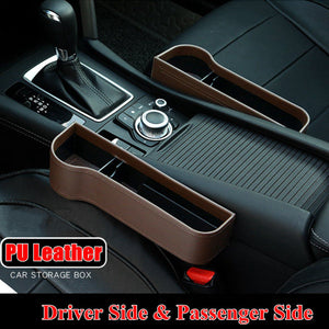 Left/Right Universal Pair Passenger Driver Side Car Seat Gap Storage Box - R and L Side B1 Find Epic Store