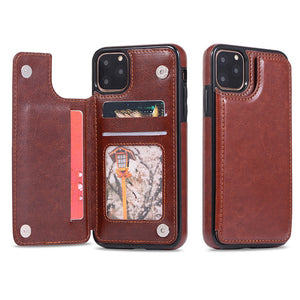 Wallet Phone Cases for iPhone 11 Pro Max 6S 6 7 8 Plus XS Max XR Case Cover Retro Flip Leather Phone Case for Iphone 7 Case Capa - Brown / For iPhone 11pro Max Find Epic Store