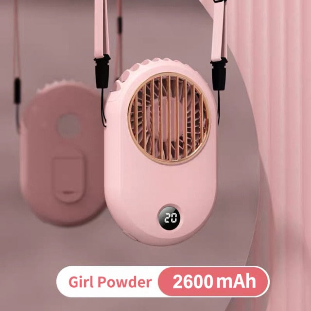 Portable Neck Fan - Girl Pink 2600mAH Find Epic Store