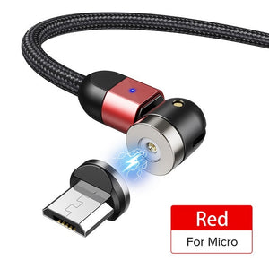 Magnetic USB Type C Micro Cable Fast Charge Magnet Phone Charger - Red For Micro / 2m(6.6ft) Find Epic Store