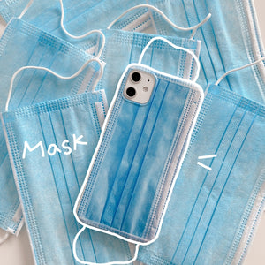 Creative Mask iPhone Case - blue / for iphone12ProMax Find Epic Store