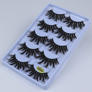 High quality 3D lashes 5 pairs 20mm artificial mink eyelashes, dramatic curly hair false eyelash extension cosmetics - 200001197 H506 / United States Find Epic Store