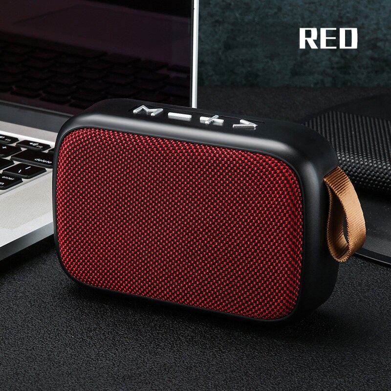 Multifunction Bluetooth Speaker Portable Wireless Subwoofer Stereo Music Surround Outdoor Loudspeaker Support TF Card U Disk FM - 518 United States / Red Find Epic Store