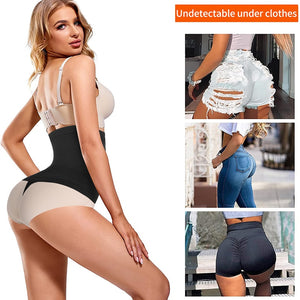 High-Waist Seamless Body Shaper Briefs Waist Trainer Firm Control Tummy Thong Shapewear Panties Girdle Underwear - 0 Find Epic Store