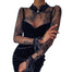 Black Mesh Lace Bodycon Dress - 200000347 Black / S / United States Find Epic Store
