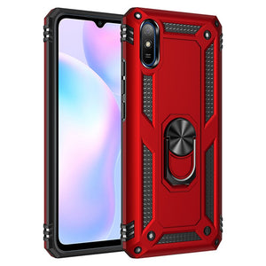 For Xiaomi Redmi 9 Case Shockproof Armor Phone Case for Redmi 9A 9C Ring Stand Bumper Silicone Phone Back Cover - 380230 For Redmi 9 / Red / United States Find Epic Store