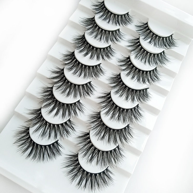 8 pairs of handmade mink eyelashes 5D eyelashes extensions - 200001197 0.07mm / 5D-39 / United States Find Epic Store