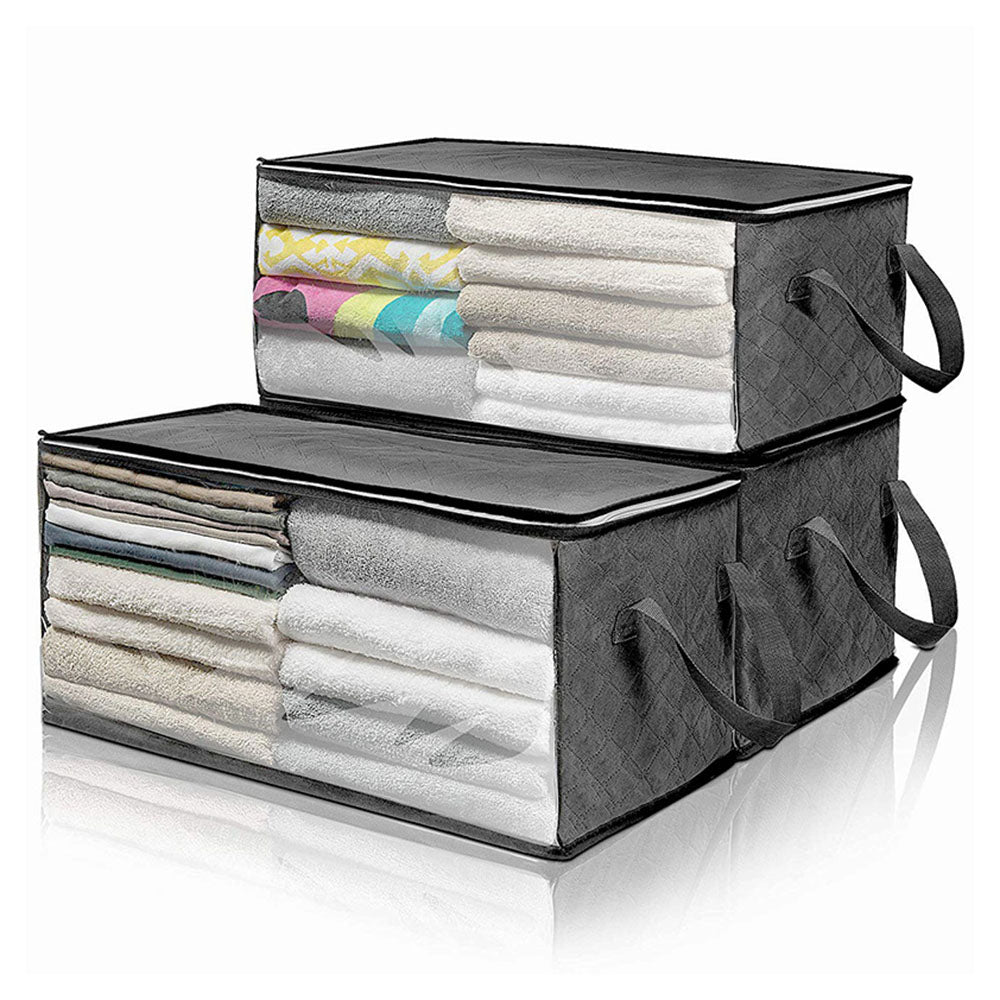 Non-Woven Clothes Storage Bag Foldable Closet Organizer Portable Stuff Container Quilt Bag Family Save Space Home Storage Bag - 200043146 Find Epic Store