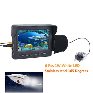 4.3 Inch 1200TVL Underwater Fish Finder Fishing Camera 12pcs White LEDs Camera Light Off Function Fishfinder IP68 - 0 United States / F008S-30M-W Find Epic Store