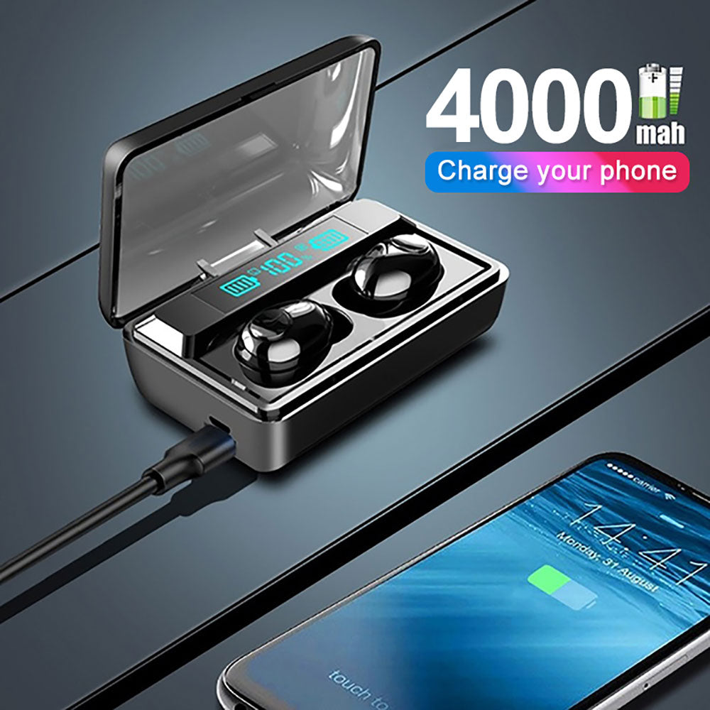 Universal Wireless Bluetooth Earbuds Bluetooth 5.0 Touch Control Earphones 4000mAh Charging Box Long Standby Earbuds for Xiaomi - 63705 Find Epic Store