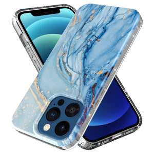 Case For iPhone 13 Pro Max Case 6.7 Inch 2021, Marble Ultra Slim Thin Glossy Shockproof TPU Rubber Stylish Flexible Protective Cover - 0 Find Epic Store