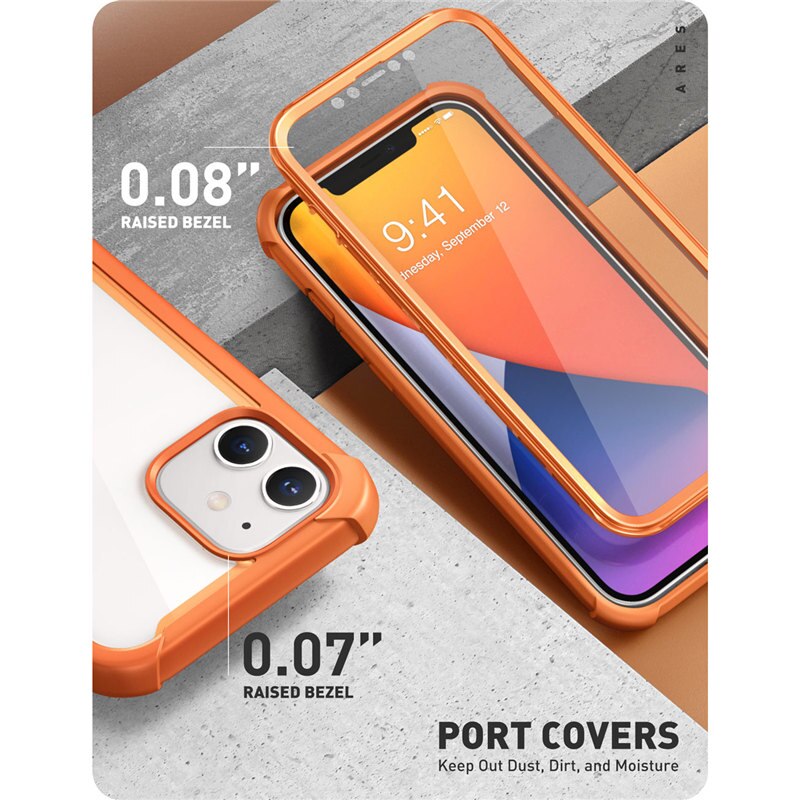 Case for iPhone 12 Case/12 Pro Case 6.1 inch (2020) I-BLASON Ares Full-Body Rugged Clear Bumper Cover with Built-in Screen Protector - 0 Find Epic Store