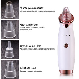 Electric Vacuum Suction Blackhead Remover USB Rechargeable Facial Pore Cleaner Spot Acne Pimple Black Head Extractor Face Care - 200192143 Find Epic Store