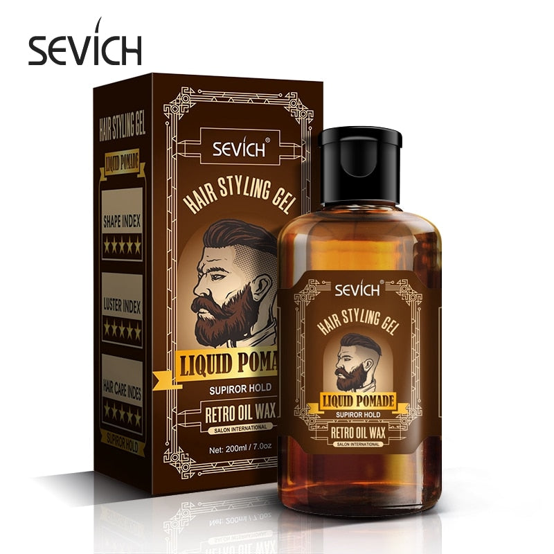 Sevich 200ml Retro Hair Styling Gel Moisturizing Hair Styling Men Pomade Gel Salon SUPERIOR Hold Liquid Pomade Hair Gel - 200001184 Find Epic Store