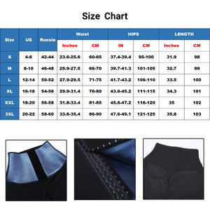 Sweat Sauna Pants Waist Trainer Body Shaper Thermo Shapewear Tummy Control Slimming Pants Fajas Workout Fitness Leggings - 31205 Find Epic Store